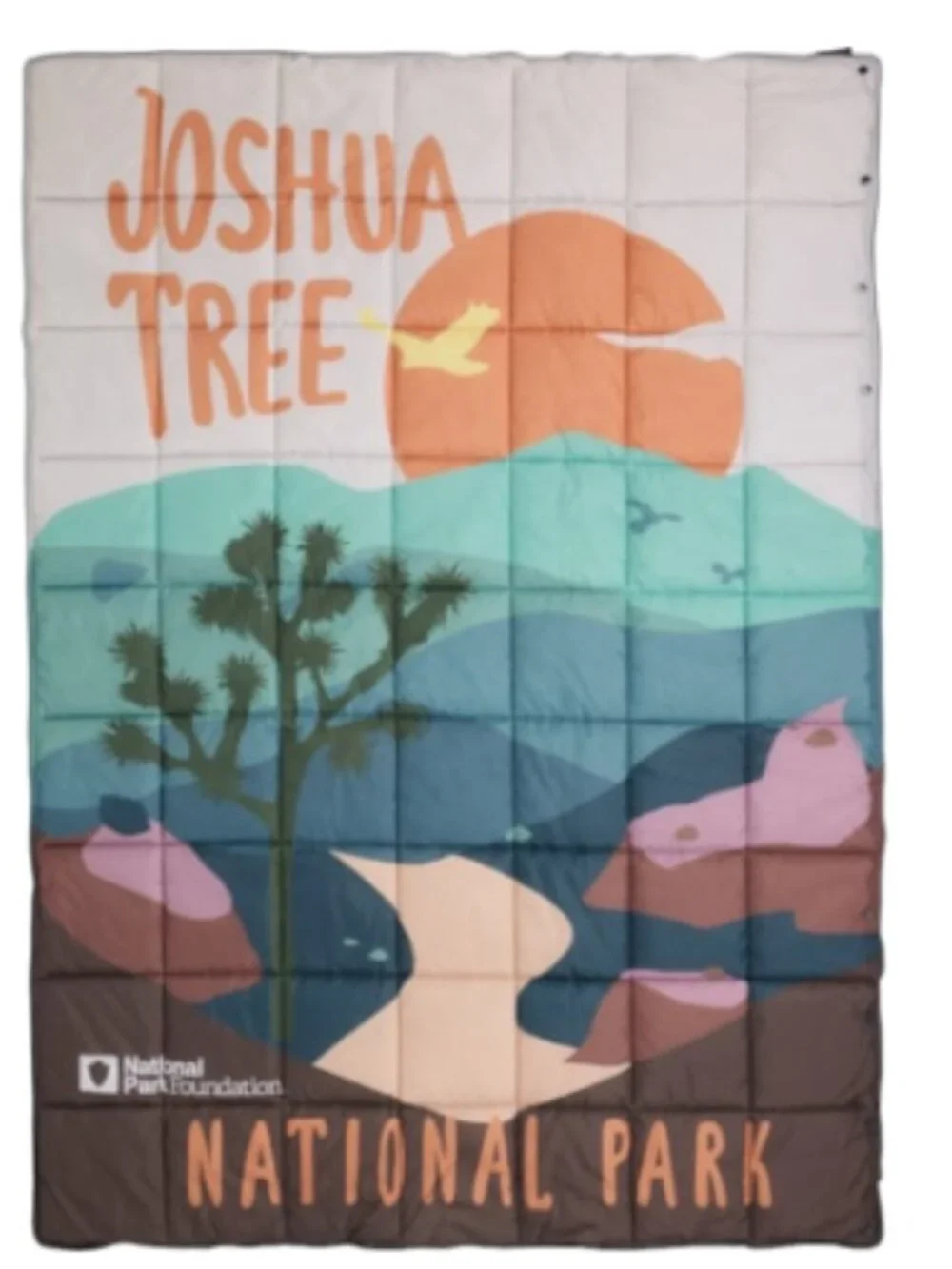 National Park Foundation Packable Camping Blanket Joshua Tree NP 70x50